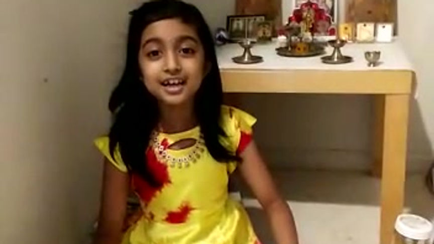 Student name: Geethika Song: Dhimiki dhimiki